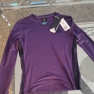 Adidas Deep Purple Long Sleeve Top